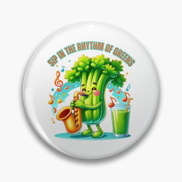 Item preview, Jazzy Celery Smoothie: Groove to Health designed and sold by vk09.