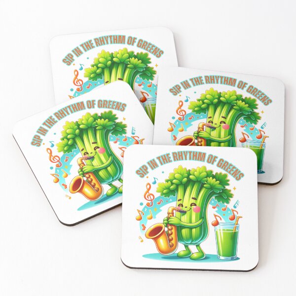 Item preview, Jazzy Celery Smoothie: Groove to Health designed and sold by vk09.