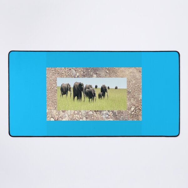 Item preview, Herd of Elephants on rocks designed and sold by annenambiro.