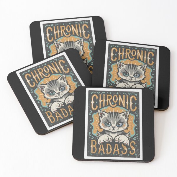 Item preview, Chronic Badass Cat designed and sold by Krieghorn.