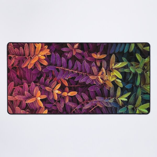 Item preview, Colorful Neon Leaves Cottagecore Seamless Pattern designed and sold by momosstyle.