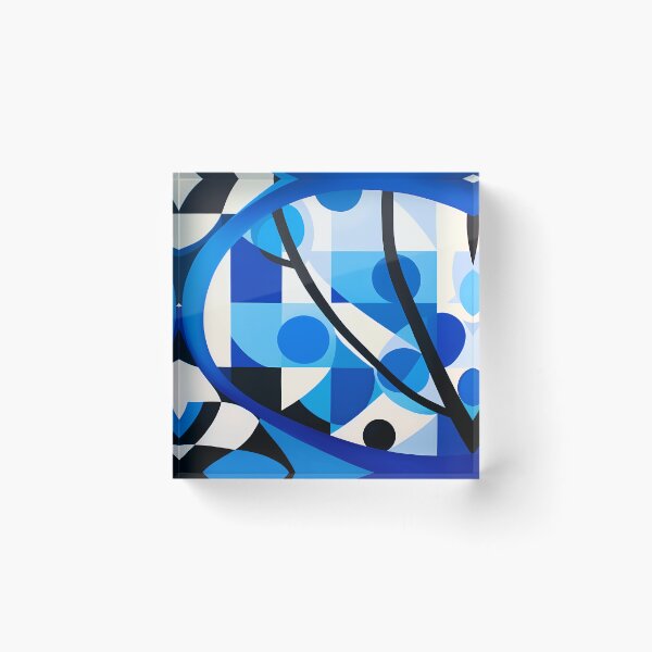 Artikelvorschau, Blue white black Dynamic Blue Game entworfen und verkauft von DeMuurdecoratie.