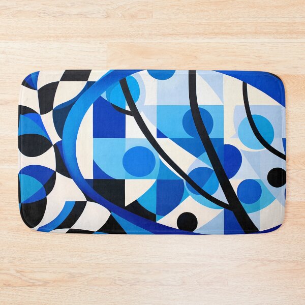 Artikelvorschau, Blue white black Dynamic Blue Game entworfen und verkauft von DeMuurdecoratie.