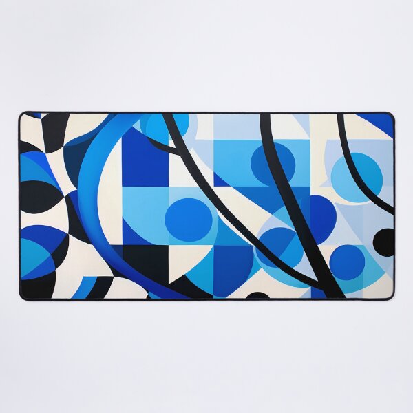 Artikelvorschau, Blue white black Dynamic Blue Game entworfen und verkauft von DeMuurdecoratie.