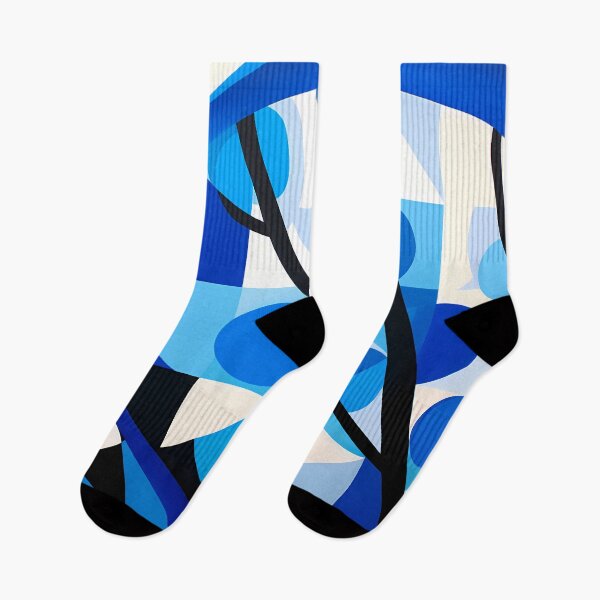 Item preview, Blue white black Dynamic Blue Game designed and sold by DeMuurdecoratie.