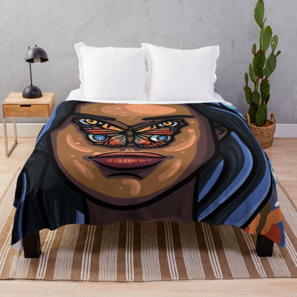 Item preview, Woman with butterfly on her nose designed and sold by ChrisCelCraft.