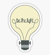 Be the Light Sticker