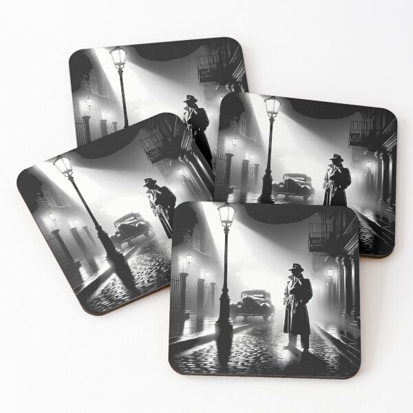 Item preview, Mysterious Noir Detective Scene designed and sold by TeeTown Treasure.