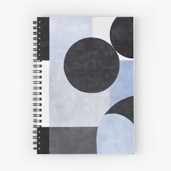 Item preview, Blue circels Circles and Squares Blue designed and sold by DeMuurdecoratie.
