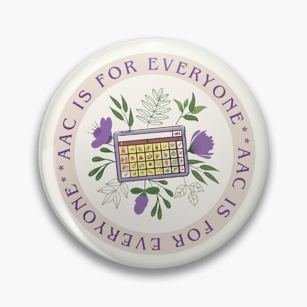 Item preview, stickers, AAC Advocate - SLP, SPED, OT, PT designed and sold by slpallday.