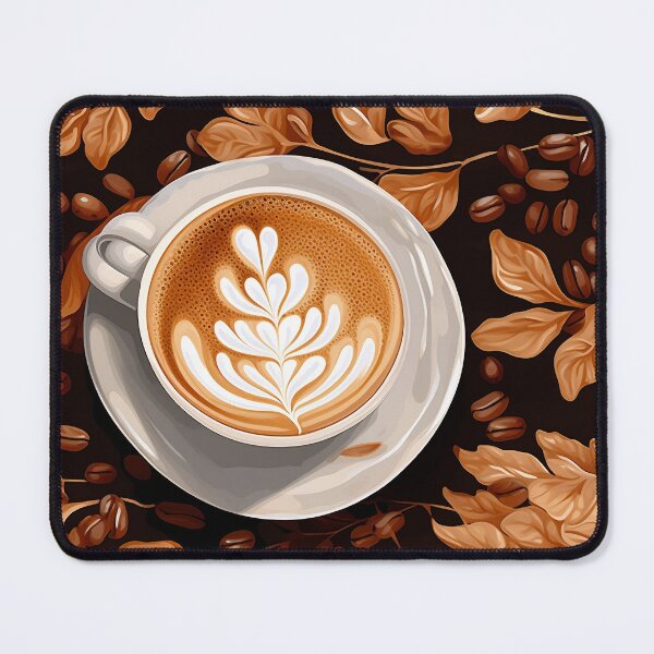 Artikelvorschau, Künstlerisches Elixier: Latte Art Delight entworfen und verkauft von meowjourney.