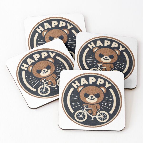 Item preview, Sinister Bear Riding Bicycle designed and sold by GALUMARKET.