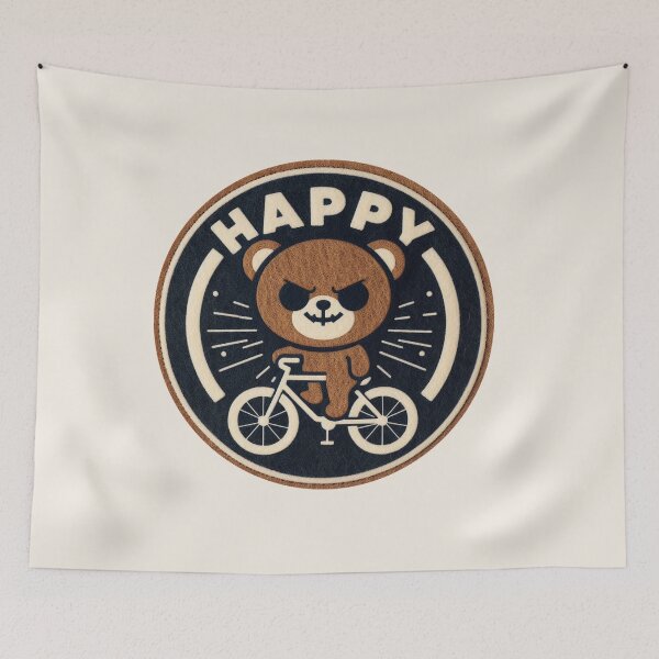 Item preview, Sinister Bear Riding Bicycle designed and sold by GALUMARKET.