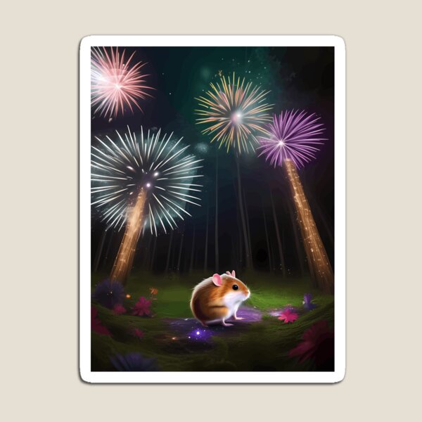 Item preview, Hamsters Fireworks Spectacle designed and sold by RiosRickets.