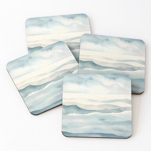 Item preview, Ocean Misty Ocean Waves designed and sold by DeMuurdecoratie.
