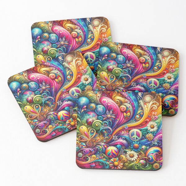 Item preview, Psychedelic Dreamscape: A Journey Back to the '70s designed and sold by VirtuArtVisions.