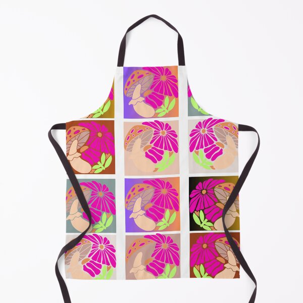 Item preview,  Retro Psychedelic Mushroom Flower Groove Mash 5 Pattern Comforter designed and sold by LLdreams.