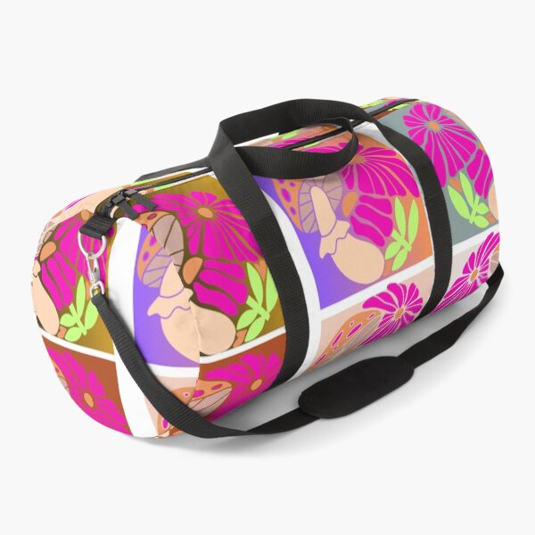 Item preview, Retro Psychedelic Mushroom Flower Groove Mash 5 Pattern Comforter designed and sold by LLdreams.