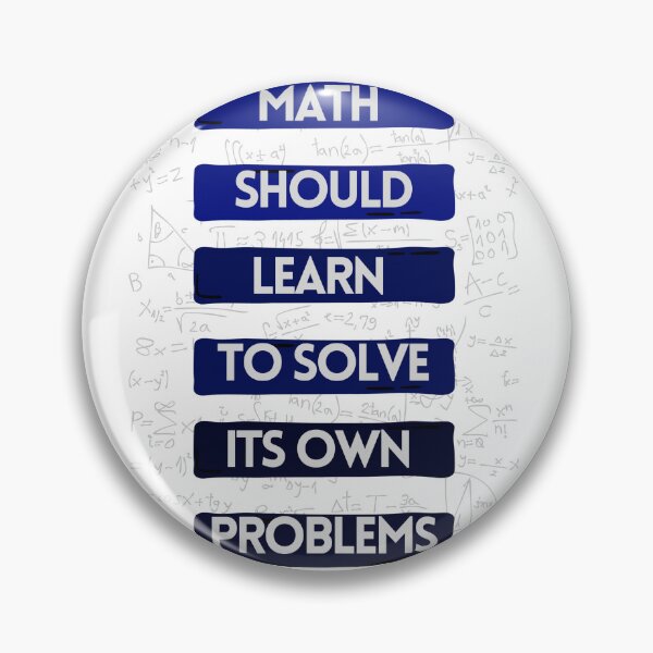 Item preview, Math should learn to solve its own problems designed and sold by The Introvert's Press.