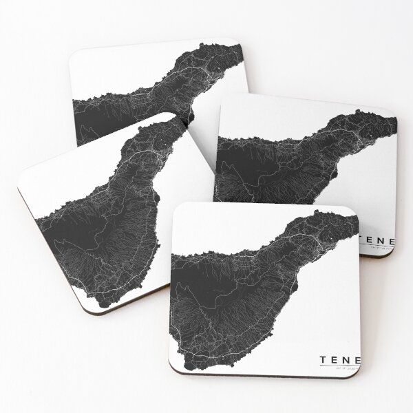 Item preview, Modern Minimalistic Tenerife Map designed and sold by ffpdsgn.