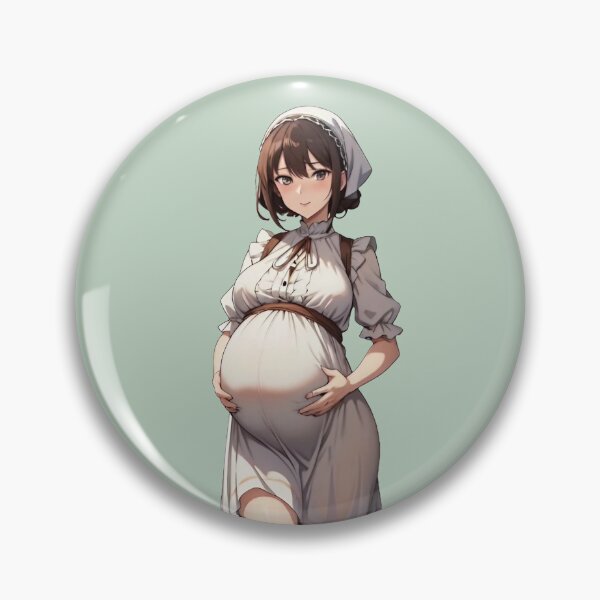 Artikelvorschau, Schwangeres Anime-Bauernmädchen entworfen und verkauft von 2DBabeHeaven.