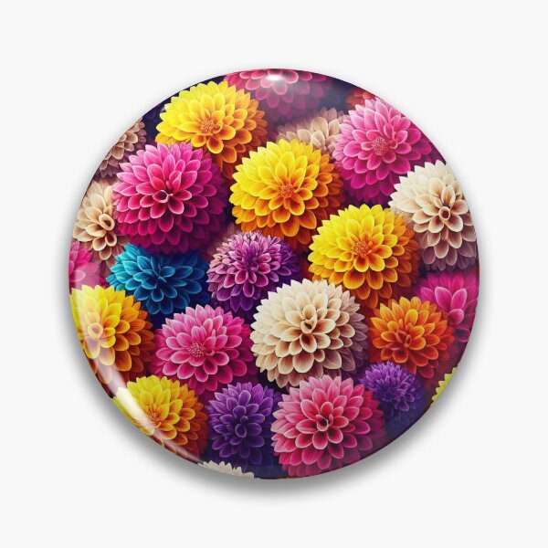 Item preview, Floral design pompon dahlia designed and sold by Designflex90.