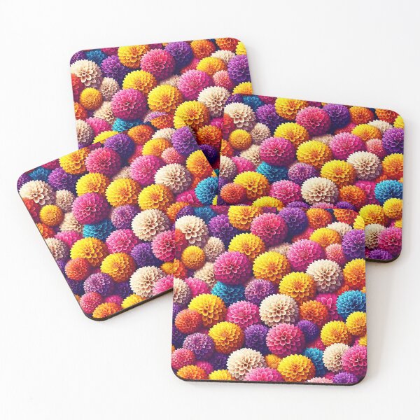Item preview, Floral design pompon dahlia designed and sold by harmzk90.