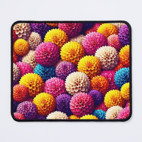 Item preview, Floral design pompon dahlia designed and sold by harmzk90.