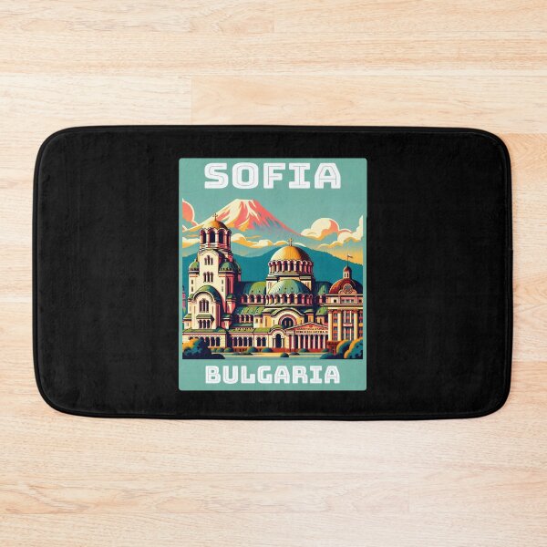Item preview, Vintage Sofia Bulgaria Landmark Skyline. designed and sold by Unitepeople.