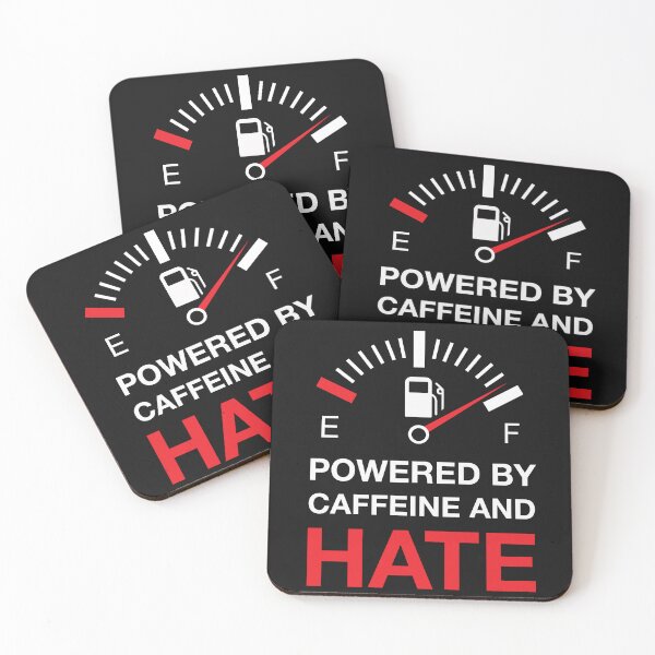 Item preview, Powered by Caffeine and Hate designed and sold by VallinArt.
