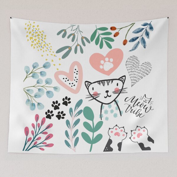 Item preview, Meow tribe cute kids cozy comforter by Belle Treasure Chest designed and sold by Luetta  Stuger- Fleming.