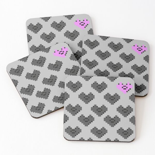 Item preview, Pattern Pixelated Heart Leopard Print with One Pink Heart 8 Bit designed and sold by EmilyFNM3D.