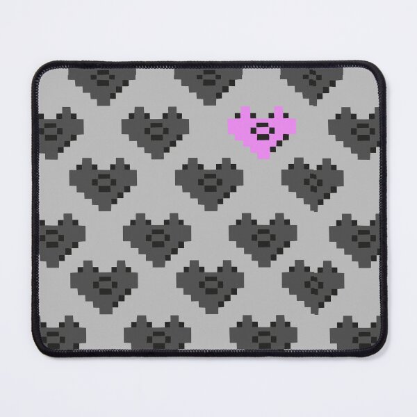 Item preview, Pattern Pixelated Heart Leopard Print with One Pink Heart 8 Bit designed and sold by EmilyFNM3D.