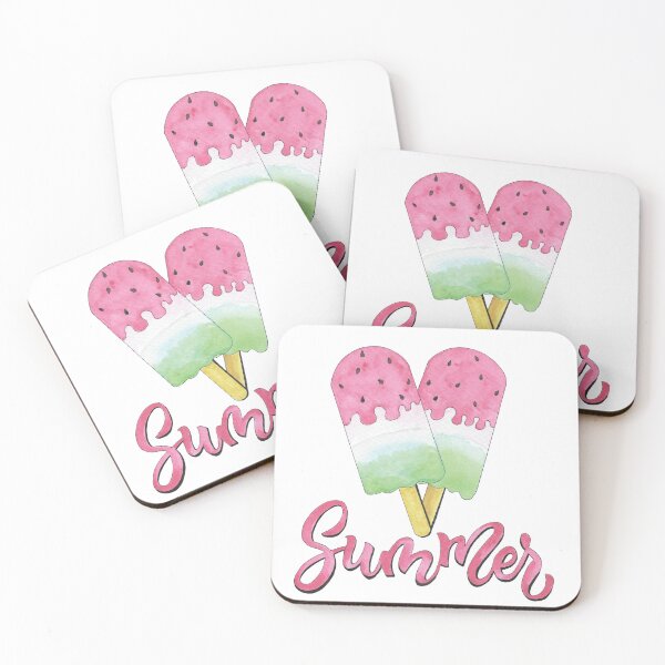 Item preview, Watermelon Ice Pop Summer designed and sold by HotPinkStudio.