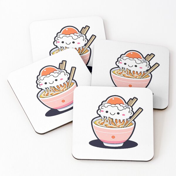 Item preview, ramen bowl with chibi egg designed and sold by Alansil.
