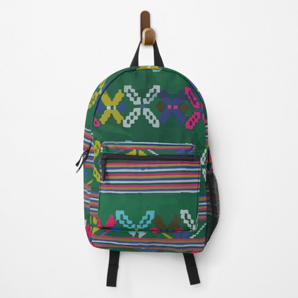 Item preview, Mexican emerald embroidery maya textile dopamine decor boho chic designed and sold by T-Mex.