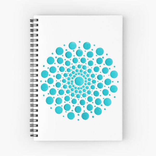 Item preview, Teal Dot Mandala designed and sold by Cardiff Creative.