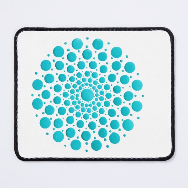 Item preview, Teal Dot Mandala designed and sold by Cardiff Creative.