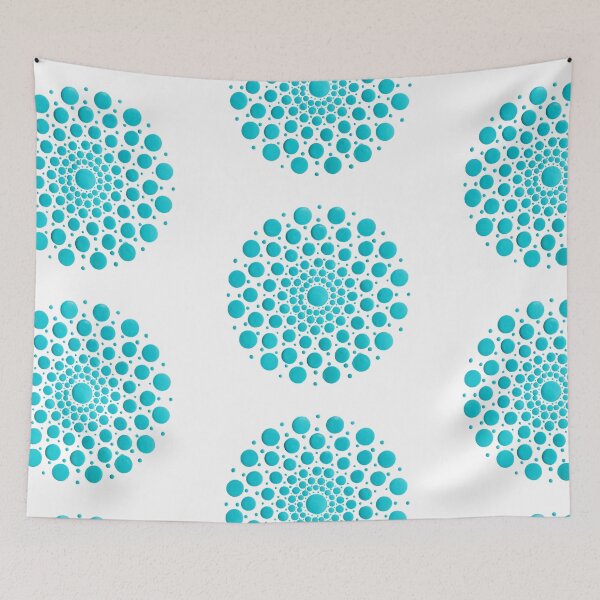 Item preview, Teal Dot Mandala designed and sold by Cardiff Creative.