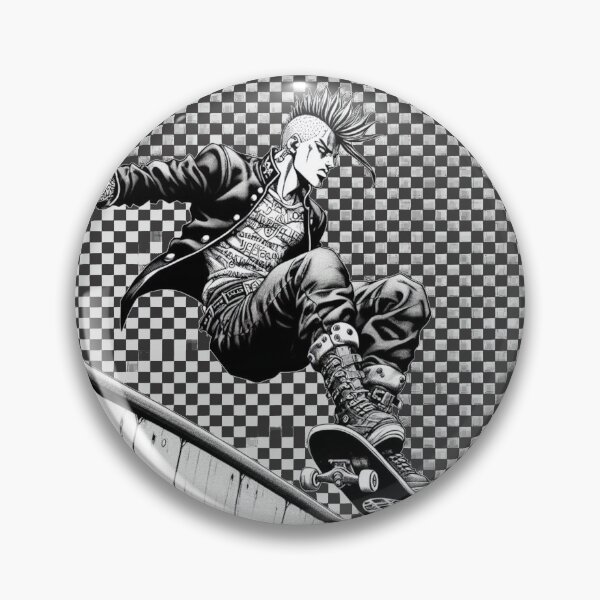 Item preview, Skater gets air on the half-pipe designed and sold by ThreadBorne.