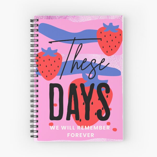 Item preview, These days we will remember forever, strawberries, pink designed and sold by Letsgo-Sibylle.