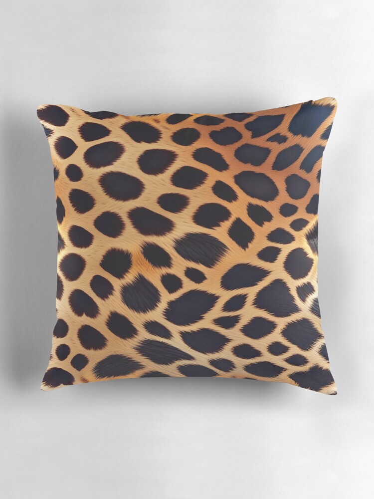 Thumbnail 3 of 4, Pillow, Abstract Leopard Skin Pattern designed and sold by TheArtOfPat.