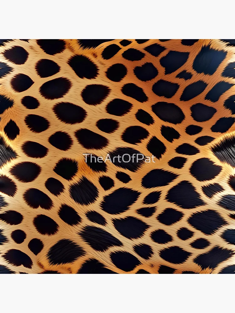Thumbnail 4 of 4, Clock, Abstract Leopard Skin Pattern designed and sold by TheArtOfPat.