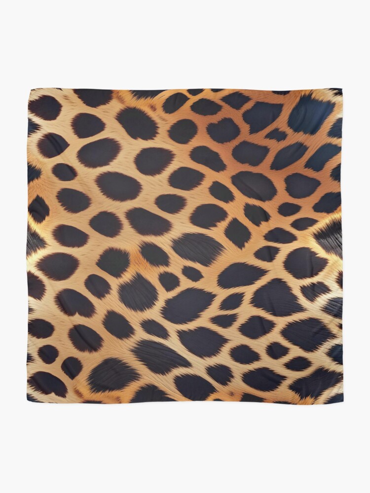 Thumbnail 2 of 3, Scarf, Abstract Leopard Skin Pattern designed and sold by TheArtOfPat.