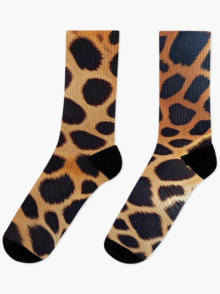 Thumbnail 1 of 5, Socks, Abstract Leopard Skin Pattern designed and sold by TheArtOfPat.