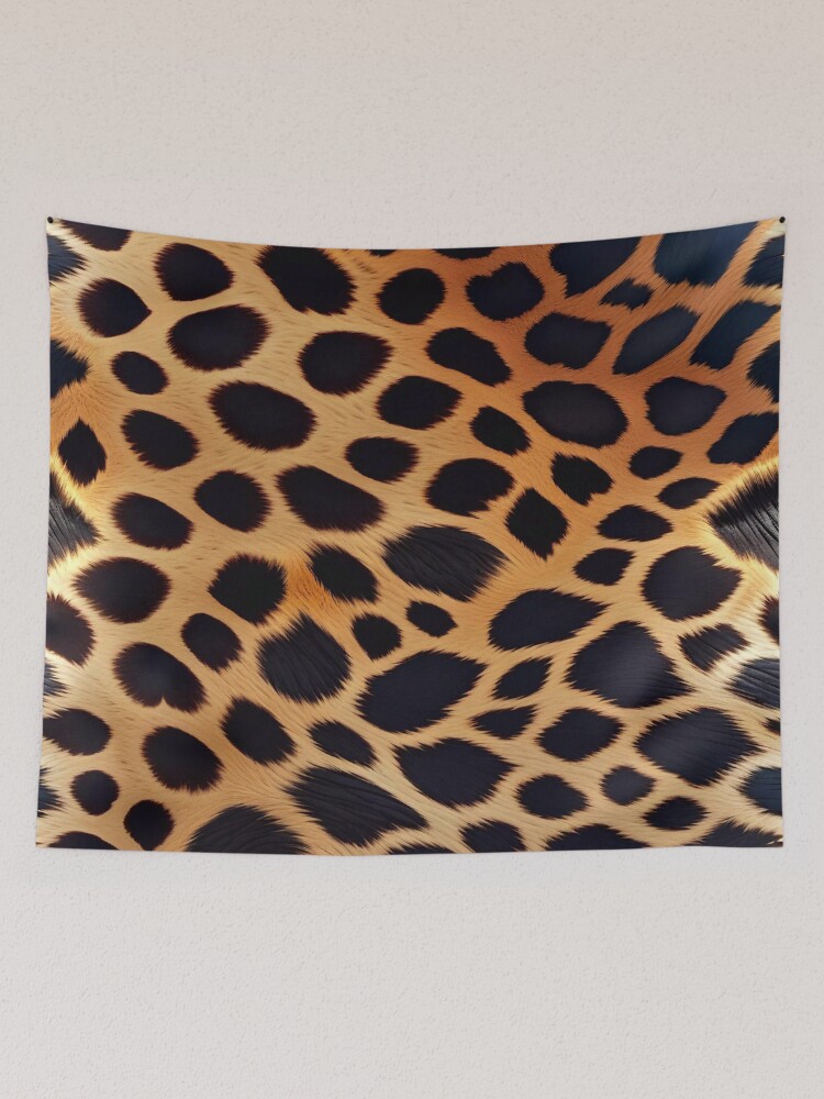 Thumbnail 2 of 3, Tapestry, Abstract Leopard Skin Pattern designed and sold by TheArtOfPat.