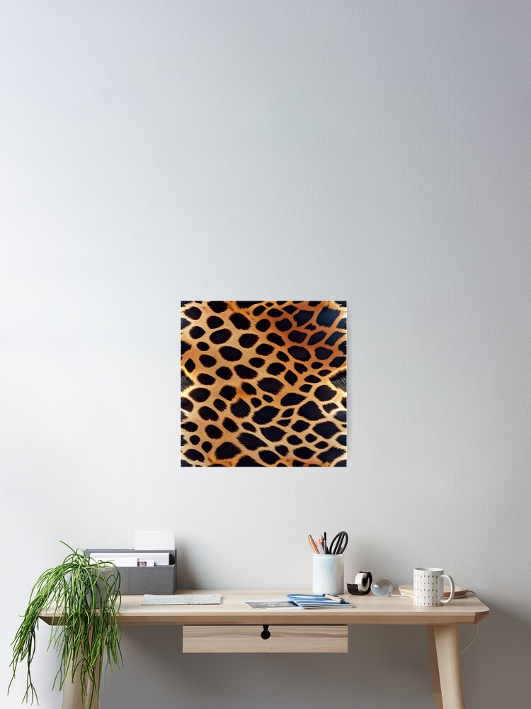 Thumbnail 2 of 3, Poster, Abstract Leopard Skin Pattern designed and sold by TheArtOfPat.