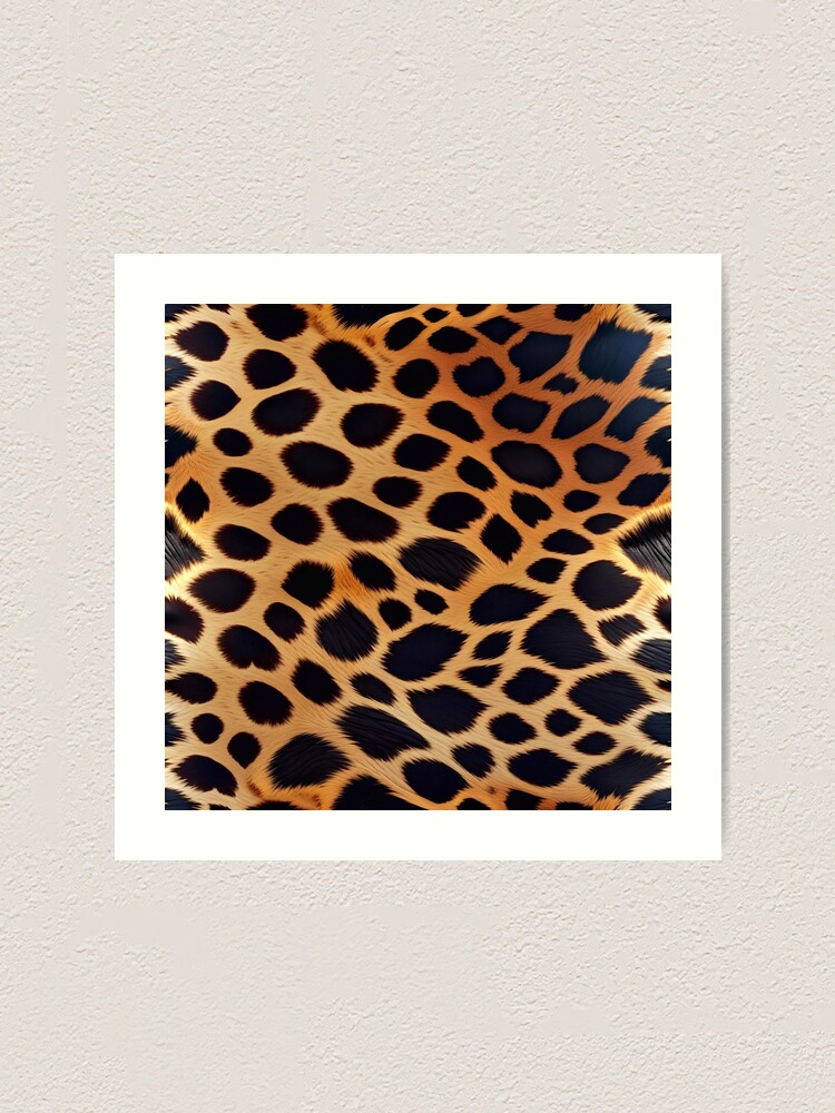Thumbnail 1 of 3, Art Print, Abstract Leopard Skin Pattern designed and sold by TheArtOfPat.