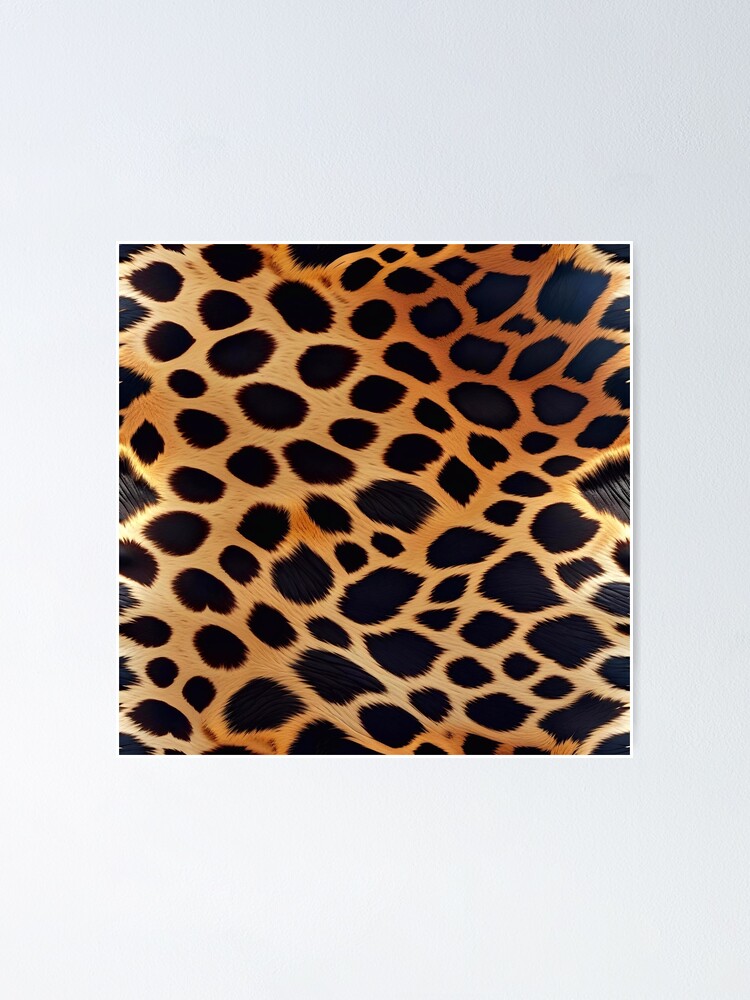 Thumbnail 1 of 3, Poster, Abstract Leopard Skin Pattern designed and sold by TheArtOfPat.