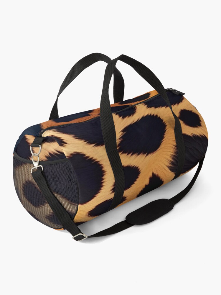 Thumbnail 2 of 3, Duffle Bag, Abstract Leopard Skin Pattern designed and sold by TheArtOfPat.